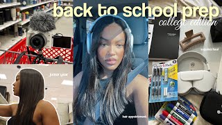 LAST WEEK AT HOME BEFORE COLLEGE | preparing for college, school supplies shopping, what's in my bag