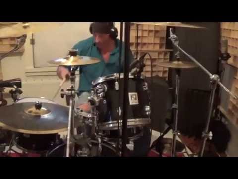 Mark Cross rocking drums in the studio!