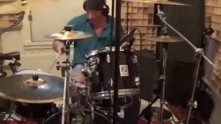 Mark Cross rocking drums in the studio!