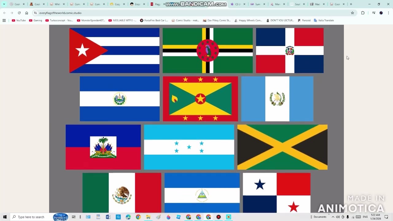 I did something patriotic in Every Flag of the World Comic Studio