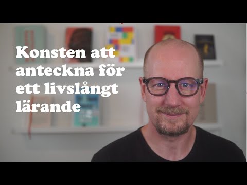 Konsten att anteckna för ett livslångt lärande