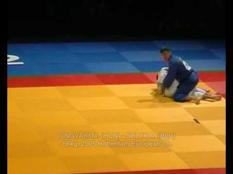 Judo ECh UNGVÁRI M. (HUN) - SHLYK A. (BLR) - 2005 Rotterdam -66kg 柔道