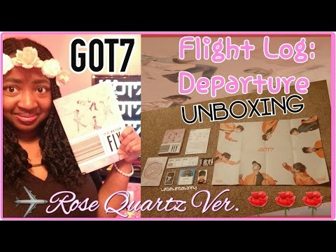 GOT7 Flight Log: Departure Album UNBOXING ✈️