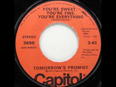 TOMORROW´S PROMISE~YOU´RE SWEET,YOU´RE FINE,YOU´RE EVERYTHING 1973