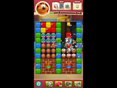 Toon Blast Level 8453 - NO BOOSTERS 🐻🐺🐱 | SKILLGAMING ✔️