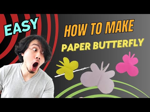 How To Make Paper Butterfly | Easy Origami Paper Butterfly | Papillon Origami | Butterfly Design