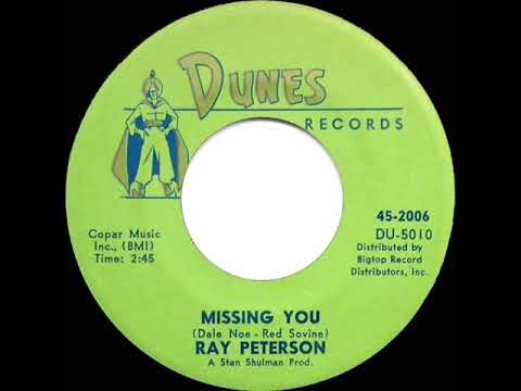 1961 HITS ARCHIVE: Missing You - Ray Peterson