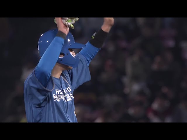 【9回表】2点勝ち越し!! ファイターズ・清宮幸太郎 左中間へのタイムリー2ベースヒット!! 2025年4月8日 東北楽天ゴールデンイーグルス 対 北海道日本ハムファイターズ