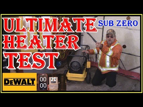 The Quickest Way To Heat Your Shop - DEWALT DXH215HD 215,000 BTU CONSTRUCTION HEATER