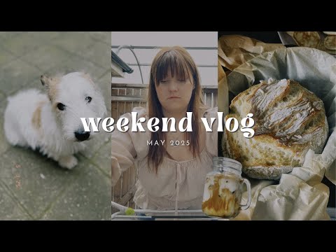 cozy bank holiday weekend ☀️ exploring hobbies, running errands & home made bread