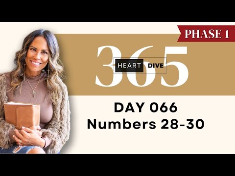 Day 066 Numbers 28-30 | Daily One Year Bible Study | Audio Bible Reading with Commentary