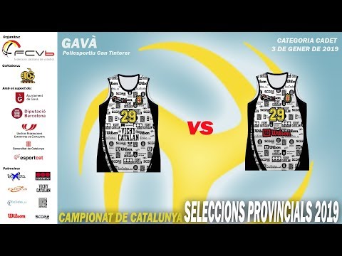 CCSSPP 2019 semifinal 1 CADET femení BCN3 Vichy Catalan - BCN2 Wilson