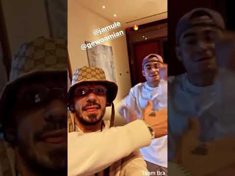 Capital Bra besoffen am Feiern mit Jamule