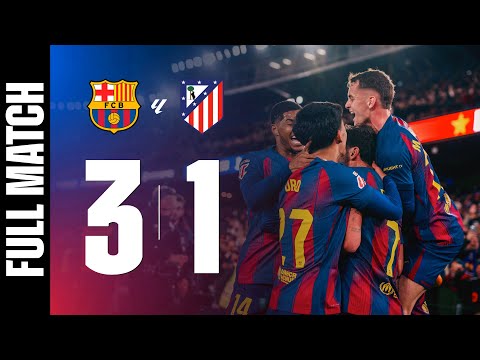 FULL MATCH | FC BARCELONA 3 vs 1 ATLÉTICO DE MADRID | LALIGA 2025/26 MD19 🔵🔴