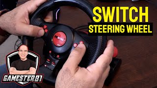 Review - New Deluxe Steering Wheel for the Switch - Gamester81