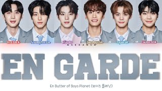 Download lagu [ AUDIO | BOYS PLANET] En Butter – En Garde (준비, 시작!) [Han|Rom|Eng] Color Coded Lyrics mp3