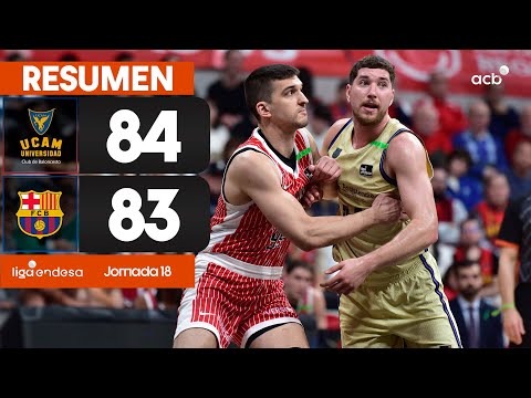 UCAM Murcia - Barça  (84-83) RESUMEN | Liga Endesa 2025-26
