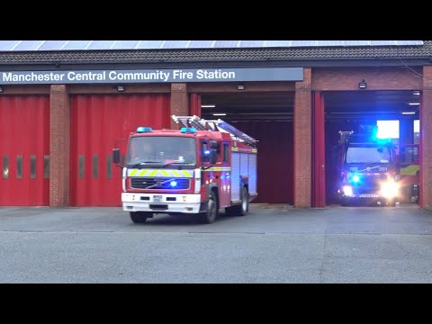 Manchester Central Double Turnout - Greater Manchester Fire And Rescue Service