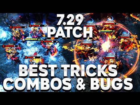 MOST OP, BROKEN & IMBA COMBOS & BUGS, BEST TRICKS & TIPS 7.29 PATCH Dota 2