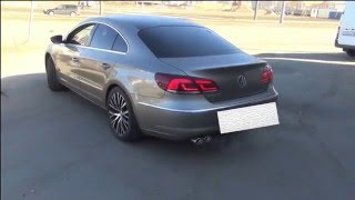 Установка прямоточного глушителя на Volkswagen Passat CC .Установка прямоточного глушителя .