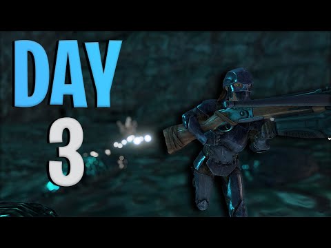 ONLINE Raiding An UNDERWATER CAVE DAY 3 - Ark PvP