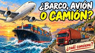 Transporte marítimo vs aéreo vs terrestre: diferencias explicadas fácil