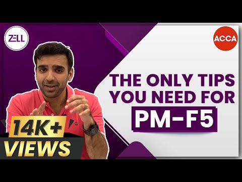 3 tips in 3 minutes for ACCA PERFORMANCE MANAGEMENT Paper | Exam tips and tricks for ACCA F5