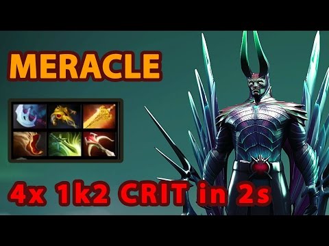 Dota 2 Meracle Terrorblade Farming Machine With Radiance Almost 900GPM