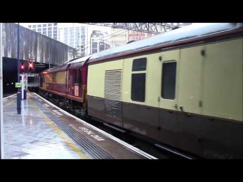 66182 departs Birmingham New St with 1Z66 14.1.17