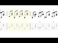 Matthew Barber - Sleep please come to me (cover), with tabs and notes on screen