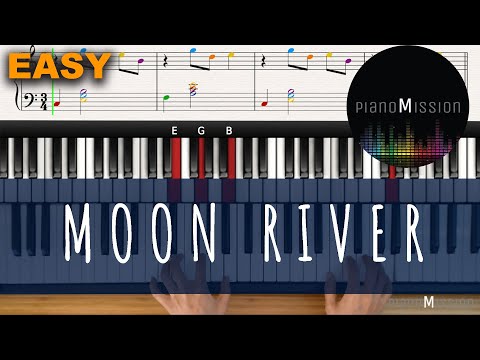 [Real Piano Tutorial] MOON RIVER with music Follow-Up Tutorial