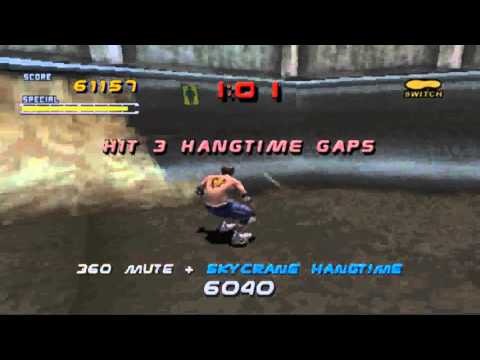 THPS2 - The Hangar - 100% Goals and Cash in one run