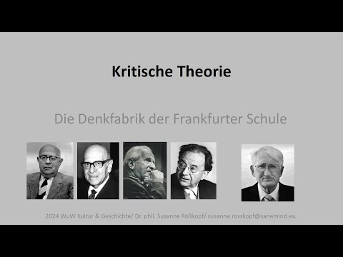 Kritische Theorie – Die Denkfabrik der Frankfurter Schule und die Neue Linke