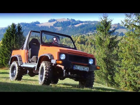 Off-Road cu Samuraiul pe dealurile din comuna Poiana Teiului (Neamt)