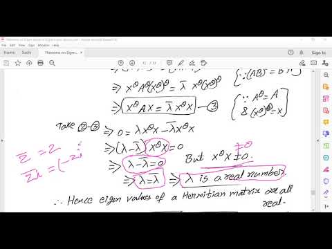 image-Do Hermitian matrices have real eigenvalues?