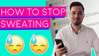 Sweating | Excessive Sweating | How To Stop Sweating