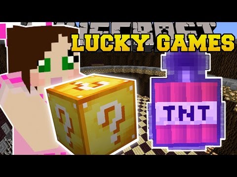 Minecraft: EXPLOSIVE WEAPONS CHALLENGE GAMES - Lucky Block Mod - Modded Mini-Game