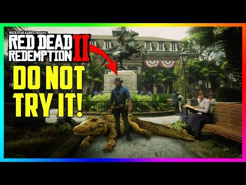 What Happens If You Lure The Legendary Bull Gator To Saint Denis In Red Dead Redemption 2? (RDR2)