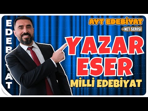 +1 NET MİLLİ EDEBİYAT SANATÇI VE ESERLERİ / GARANTİ KONU / AYT EDEBİYAT FULL TEKRAR 2025