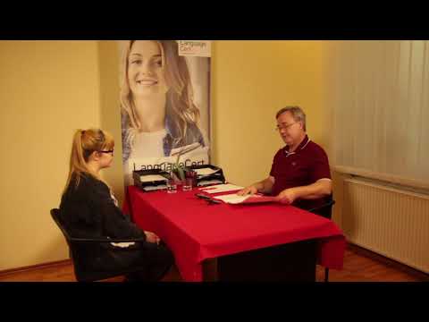 LanguageCert szóbeli mintavideó - C1 - Felvétel 2