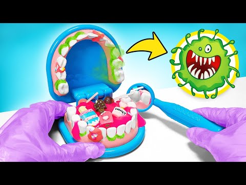 Mit Sammy, Susi & Herrn Schleckermaul Zahnarzt spielen!🍭🦷😁