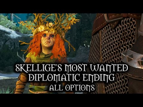 The Witcher 3: Wild Hunt - 'Skellige's Most Wanted' Diplomatic Ending (all options)