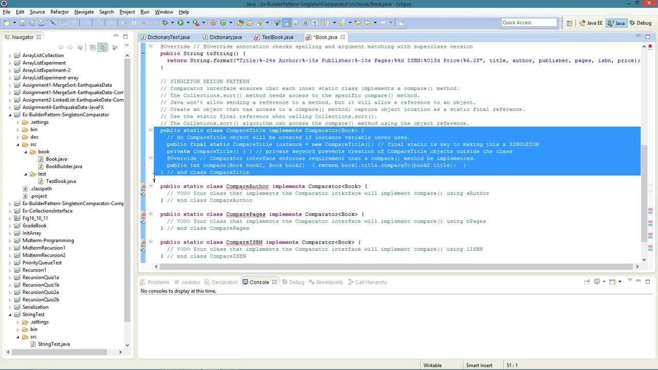 Java - Comparator Interface