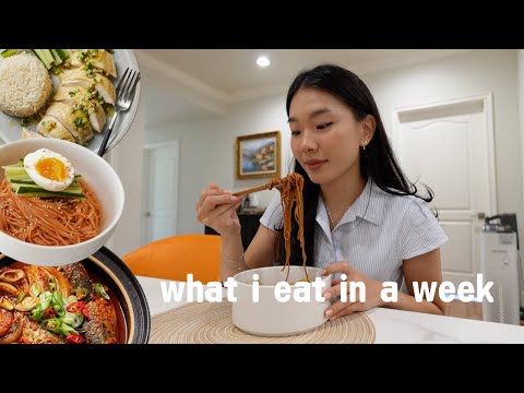 what i eat in a week (simple home cooked meals)