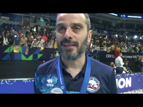 Marco Gaspari dopo la Finale della Champions League