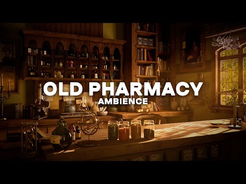 OLD PHARMACY 🔬 || Ambience, ASMR