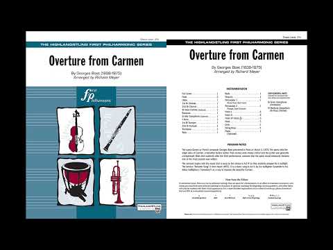 Overture from Carmen, arr. Richard Meyer – Score & Sound