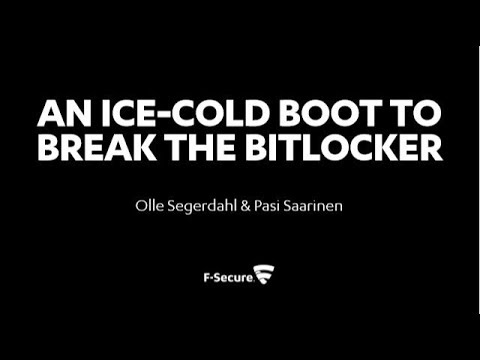 BlueHat v18 || An Ice Cold boot to break bitlocker