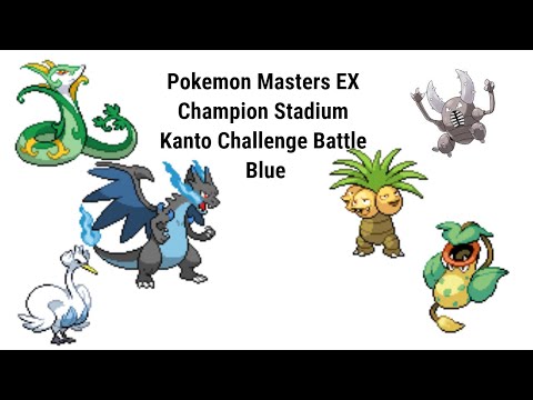 Pokemon Masters EX Champion Stadium Kanto Challenge Battle Blue Part 1.5