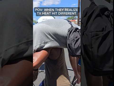 Texas heat is on another level! Stay Hydrated... #comedy #texas #cycling #summer